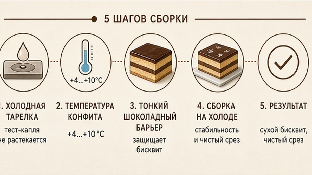 Чеклист проверки готовности грушевого конфи перед сборкой корпусного