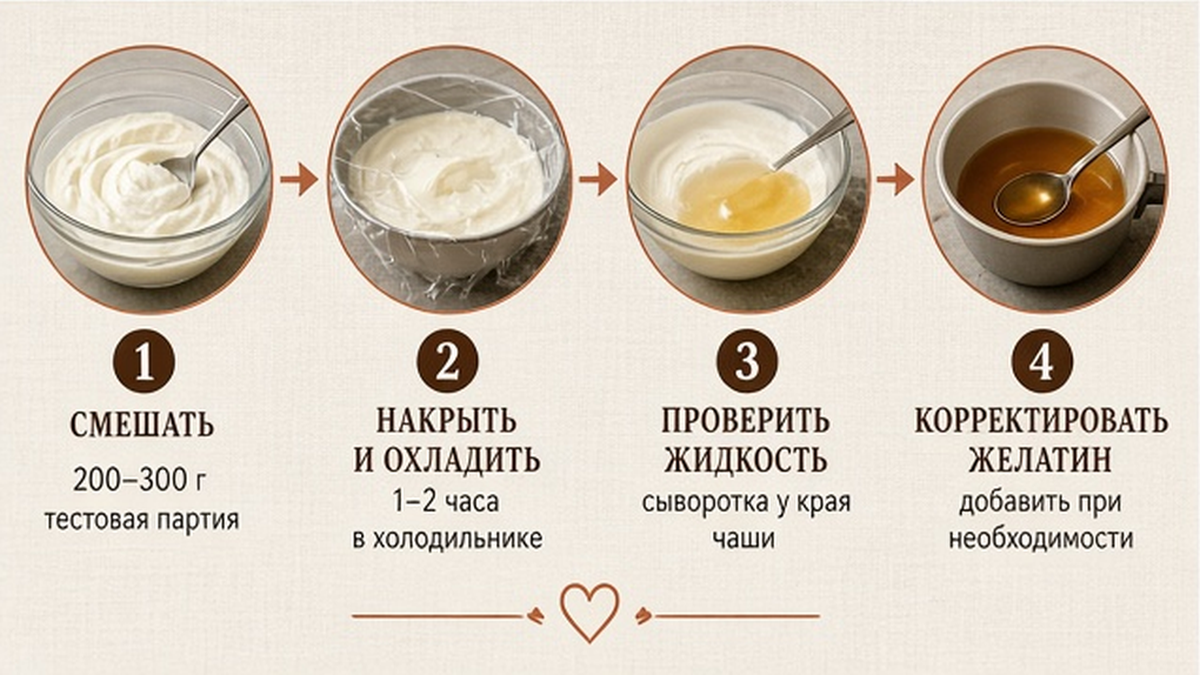 Пробный крем в миске перед сборкой корпусного: пошаговая схема